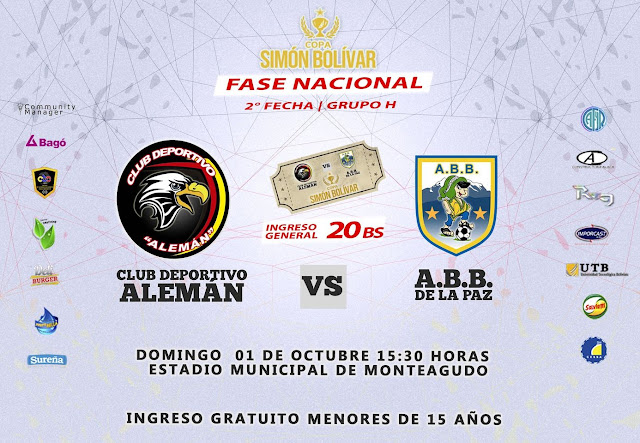 Venta de Entradas Deportivo Aleman vs ABB