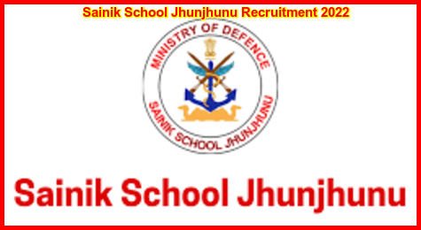 Sainik School Jhunjhunu Recruitment 2022: Apply for TGT Posts