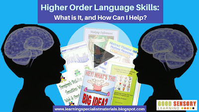 Higher Order Language Skills What is It and How Can I Help?