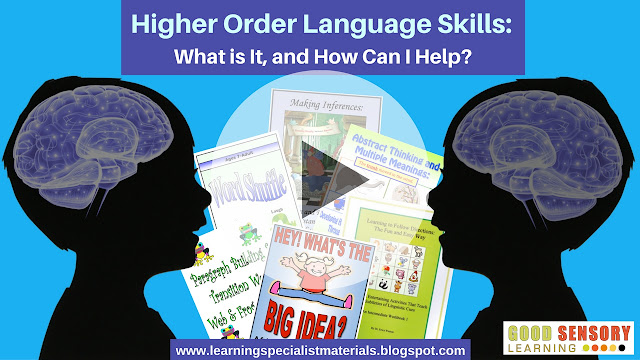  Higher Order Language Skills What is It and How Can I Help? 