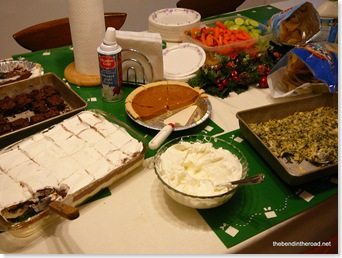 dessert and snack table