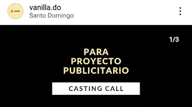 CASTING CALL en SANTO DOMINGO: Se buscan HOMBRES y MUJERES entre 25 y 35 años para proyecto publicitario