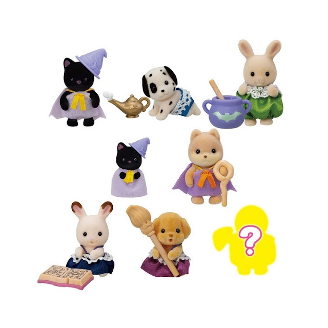 Bébés Sylvanian families de la série 6 : bébés magiciens.