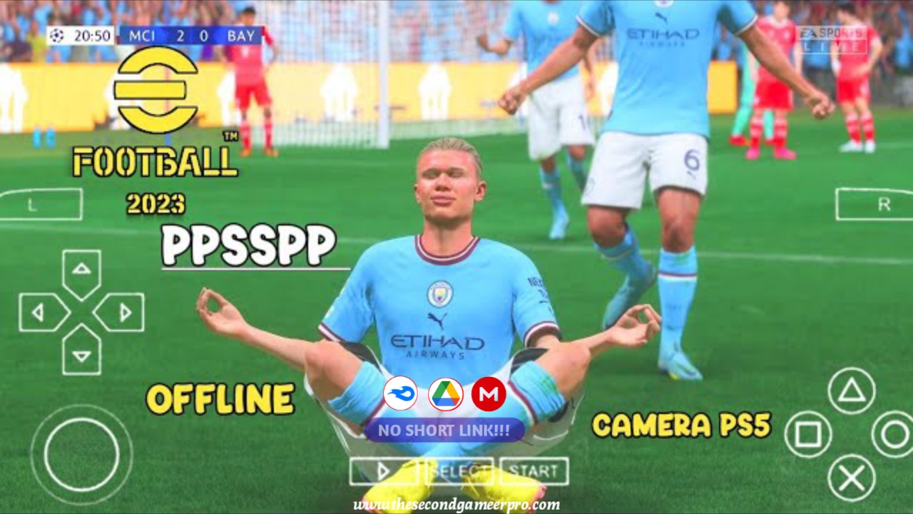 PES 2024 PPSSPP – PSP Iso PS5 Camera Download (eFootball) 