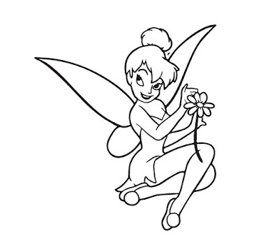 Desenhos para Colorir da Sininho – Imagens para Imprimir da Tinker Bell