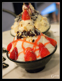 Strawberry snow flake @ Snow tree Thailand