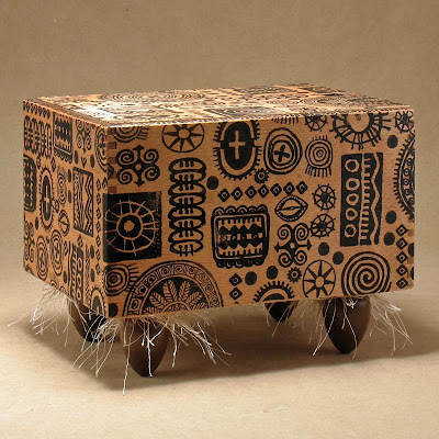 Adinkra Symbols Box by Tattoo Dreams