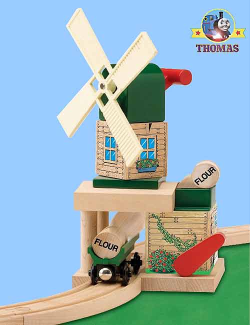  Learning Curve Thomas and Friends Wooden Railway Toby's Windmill set