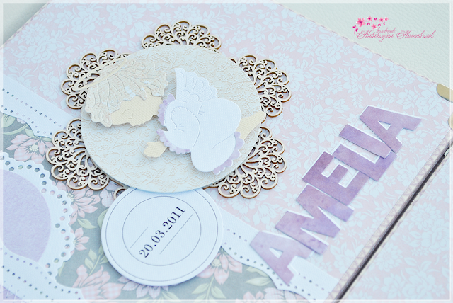 Album - Pamiątka Chrztu Świętego, scrapbooking