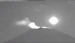 UFO Popocatepetl Volcano