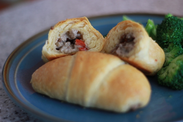 Beef and Cream-Cheesy Crescents