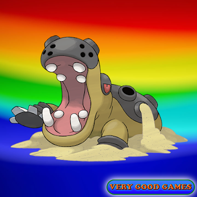 Hippowdon Pokemon - creatures of the fourth Generation, Gen IV in the mobile game Pokemon Go