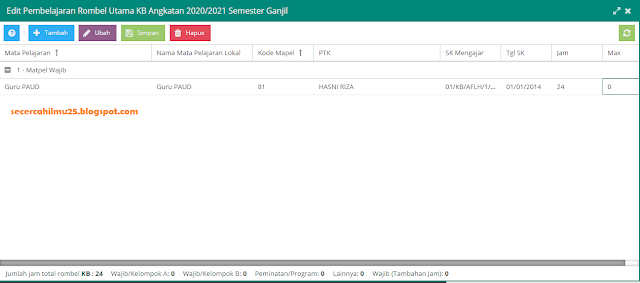 Cara Membuat Rombel PAUD-DIKMAS di Dapodik Versi 2021