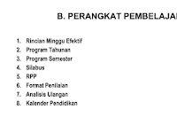 Administrasi Perangkat Pembelajaran Guru Format doc