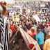 Mammoth Crowds Welcome Buhari In Benue, Kogi