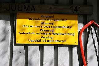 Warning sign