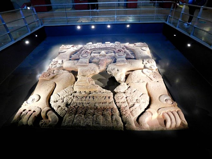 La Diosa de la Tierra Tlatecuhtli en Museo del Templo Mayor 