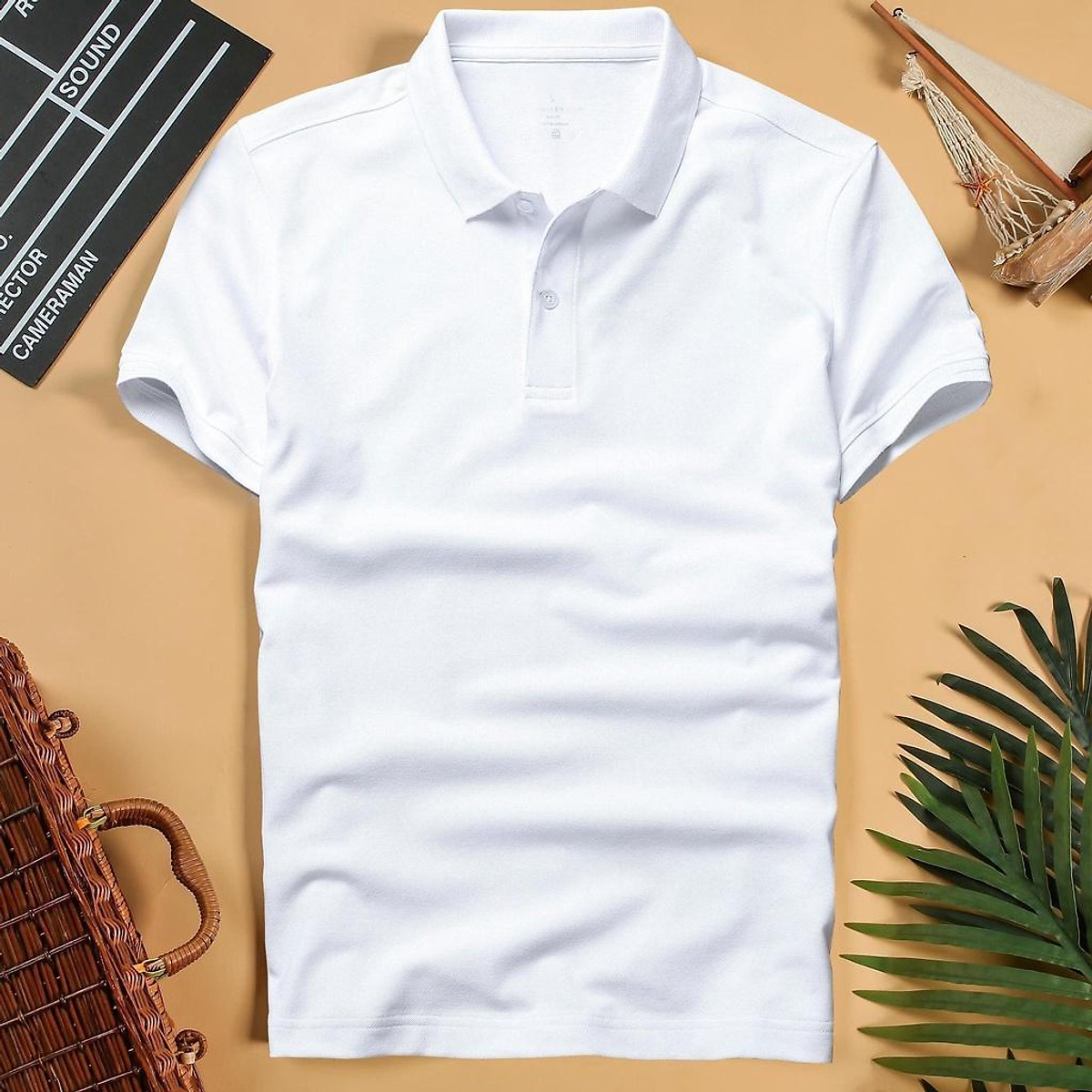 áo thun cotton polo cá sấu