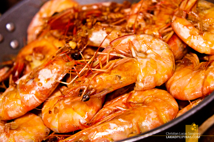 Buttered Garlic Shrimp at Aling Tonya's Seafood Dampa in Macapagal