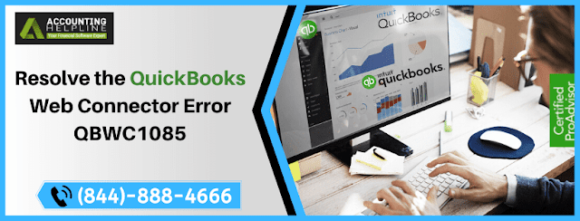 QuickBooks Web Connector Error QBWC1085 appears when the log file QWCLOG.TXT gets some damage. You might see different error messages on the screen once you get QBWC1085 error.