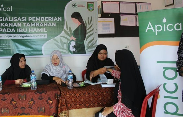 Apical Dumai Lanjutkan Program Penanggulangan Stunting Melalui Sosialisasi Pemberian Makanan Tambahan Kepada Ibu Hamil