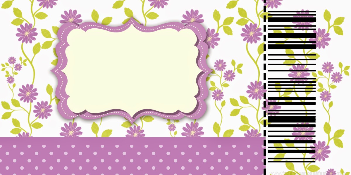 themes invitations paper design Printable with Free Purple Flowers Quinceanera Invitations,