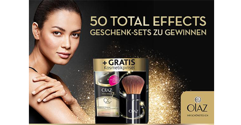  50 Tester für Olaz Total Effects Geschenk-Sets