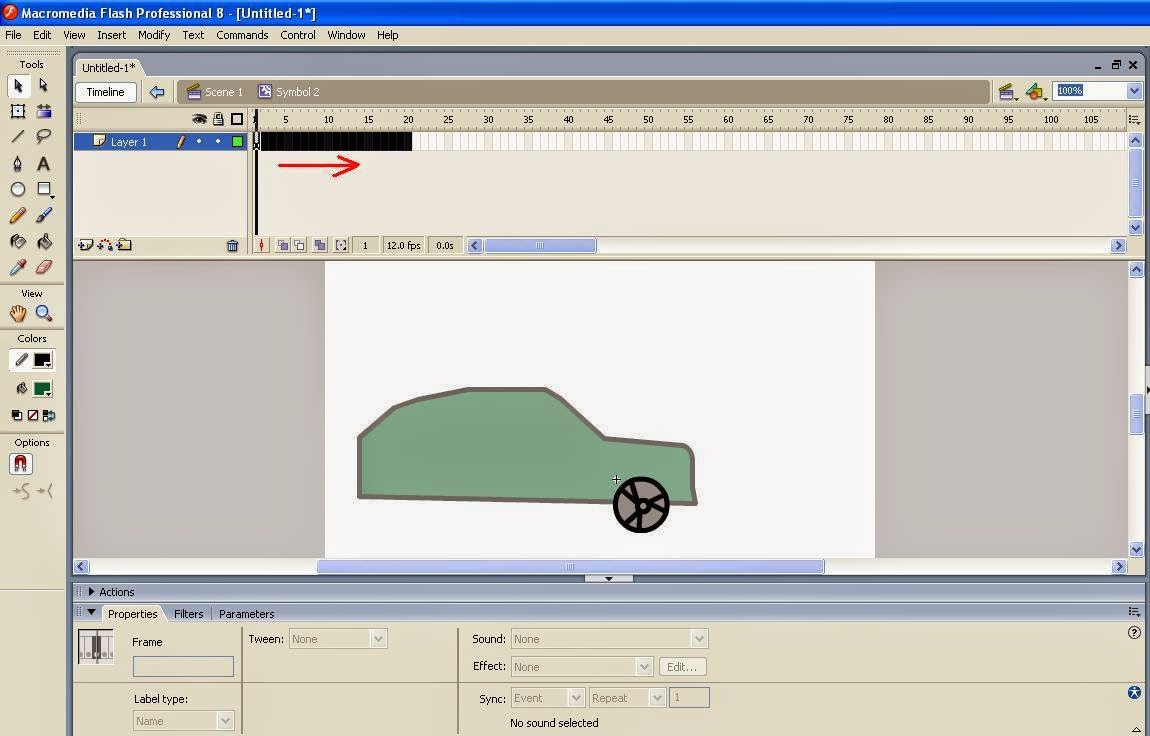 Cara Membuat Animasi Bergerak Menggunakan Macromedia Flash 8 Gividia