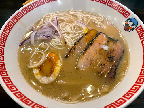 Ojisan Ramen (大叔拉麵), D2 Place Lai Chi Kok - Chicken paitan ramen with grilled Spanish Iberian pork fillet (炙燒西班牙黑豚肉雞白湯拉麵)