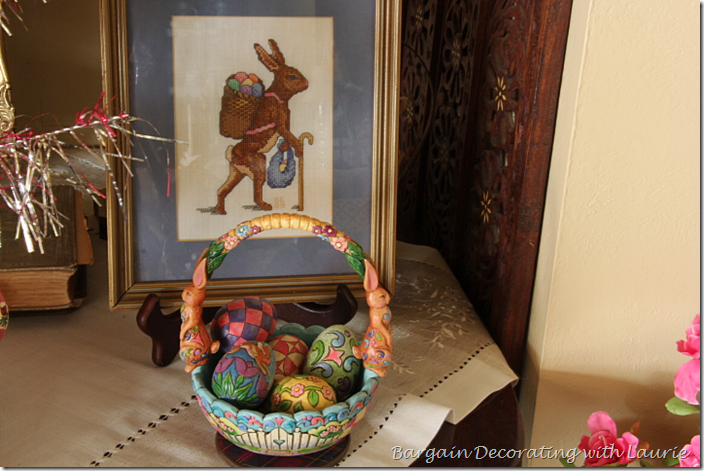 EASTER NEEDLEPOINT AND BASKET