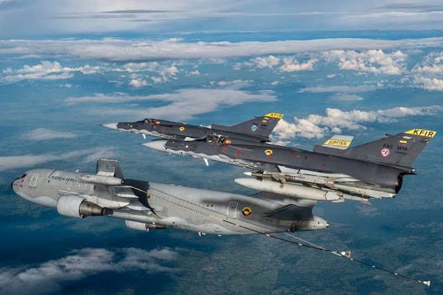 COLOMBIAN KFIR FIGHTERS TAKE PART IN RED FLAG 18-3