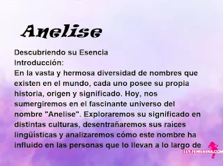 significado del nombre Anelise