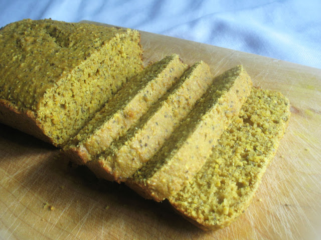 Lemon Chia Seed Cornmeal Bread