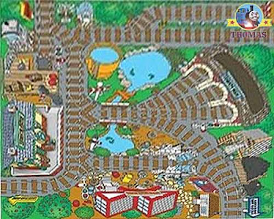 Take Along Thomas & His Friends Island of Sodor Nursery Playmat Carpet baby furniture interior decor