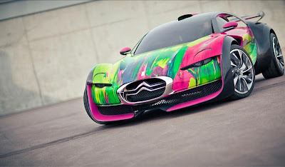 Citroën Survolt Art Car por Francoise Nielly