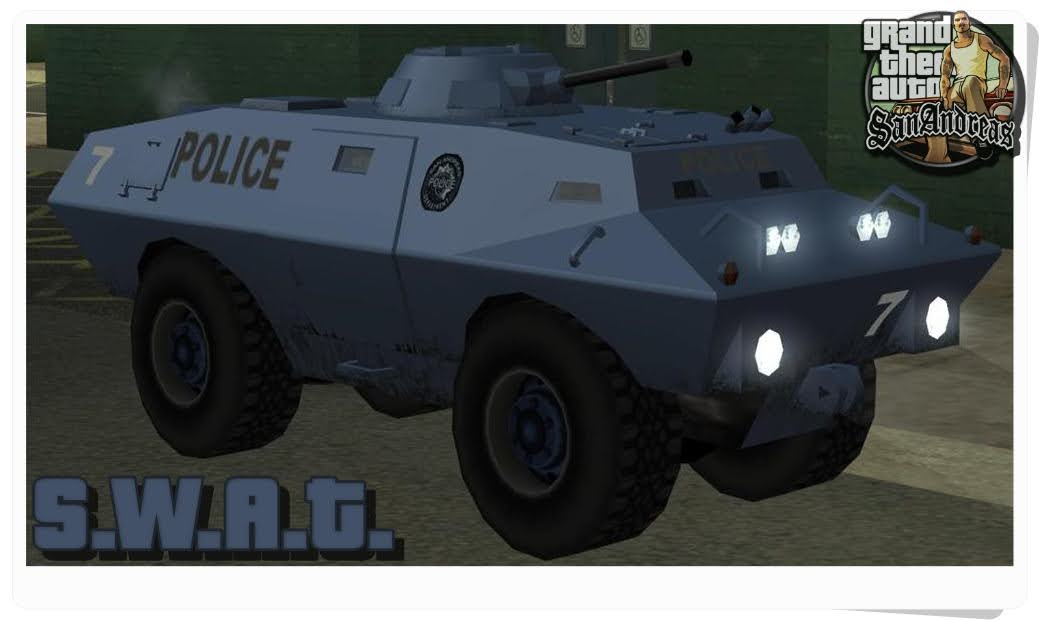 Mobil S.W.A.T.: Stats & Lokasinya di GTA San Andreas