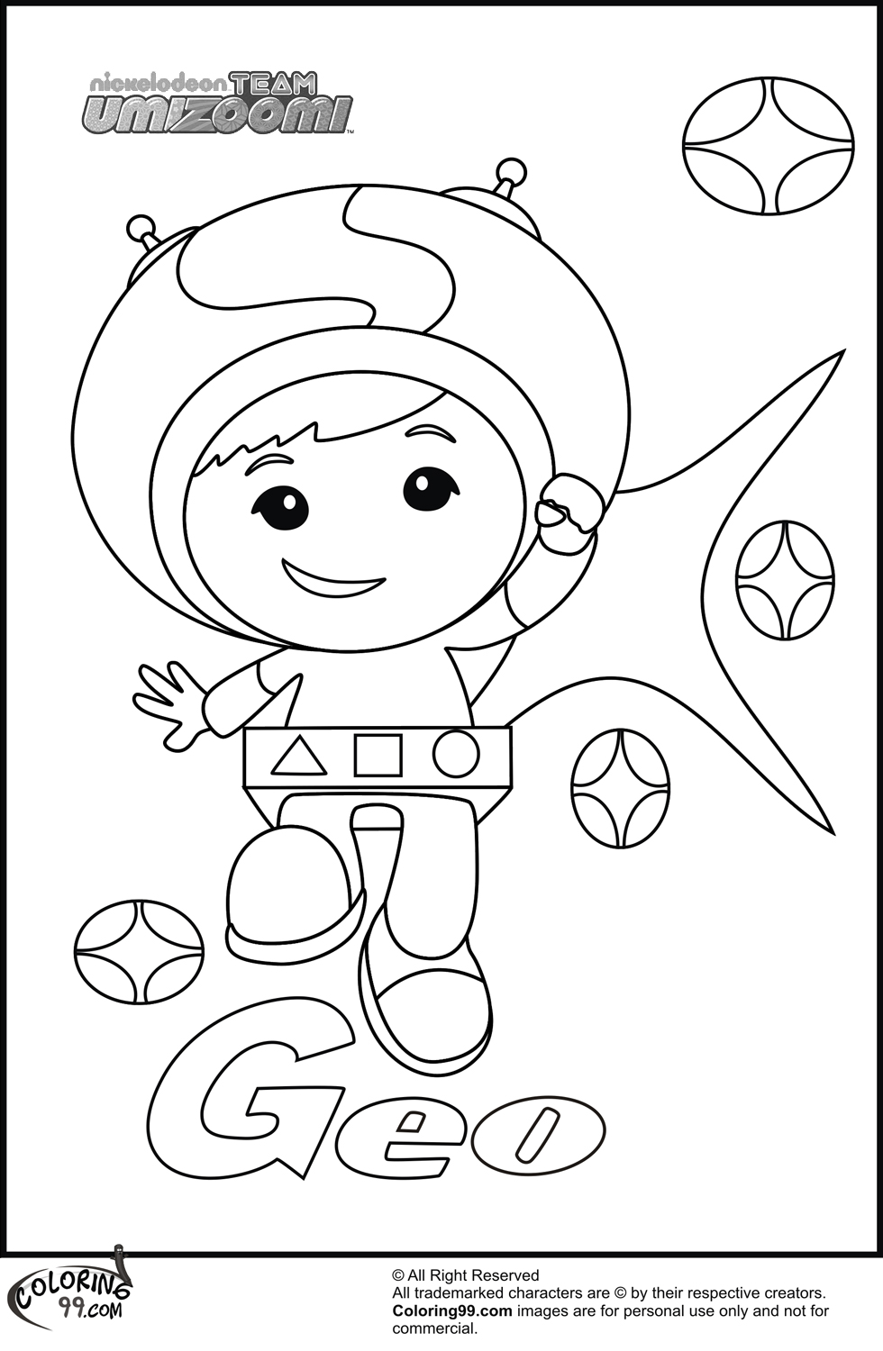 Team Umizoomi Coloring Pages 2