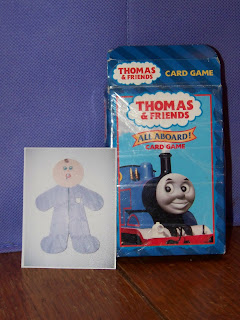 Baxter with Thomas the Tank deck