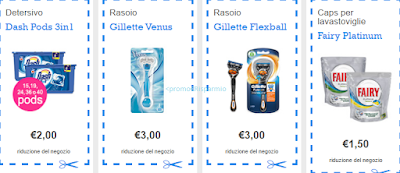 Logo Buoni sconto Procter&Gamble: accendi la stampante