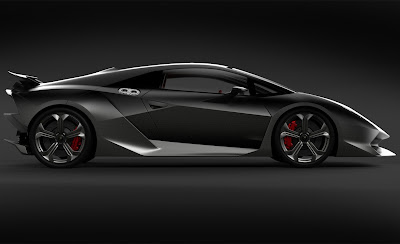 Lamborghini Sesto Elemento Concept Side View