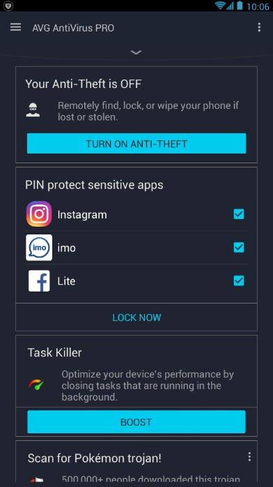 AVG Antivirus/Tablet Security Pro v5.8.0.1 Apk - Andro Ricky