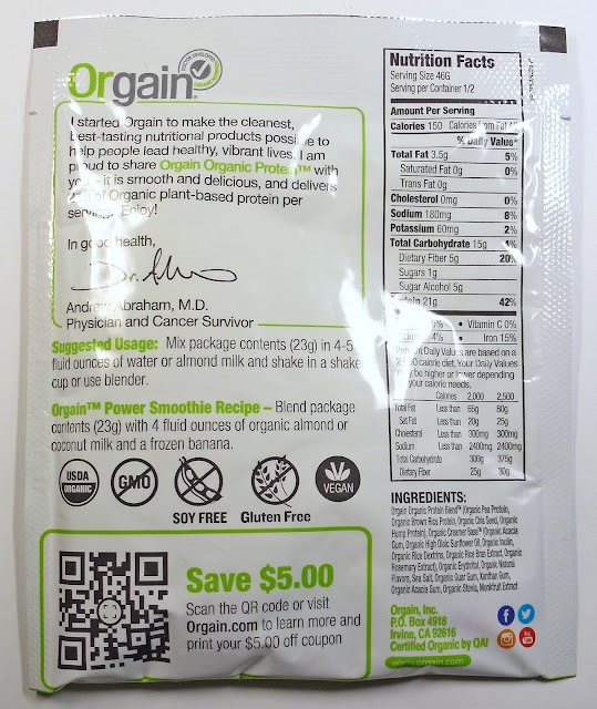 Orgain Organic Protein in Vanilla Bean