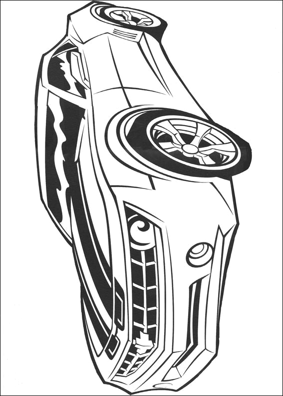 Transformer Coloring Pages Free 1