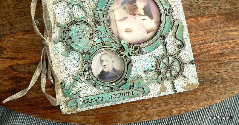Calico Craft Parts: Nautical Themed Travel Journal - by Claudia