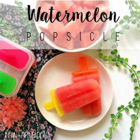 resep popsicle, watermelon popsicle, resep minuman mudah