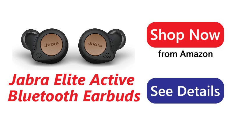 JABRA Elite Active 75t true Wireless Bluetooth Earbuds, best noise cancellation wireless earbud