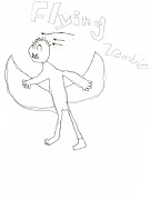 Connor's (age 10) wicked Flying Zombie