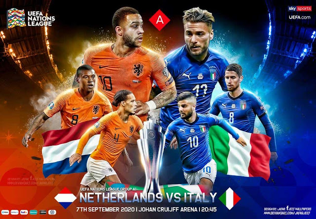 مشاهدة مباراة إيطاليا وهولندا بث مباشر