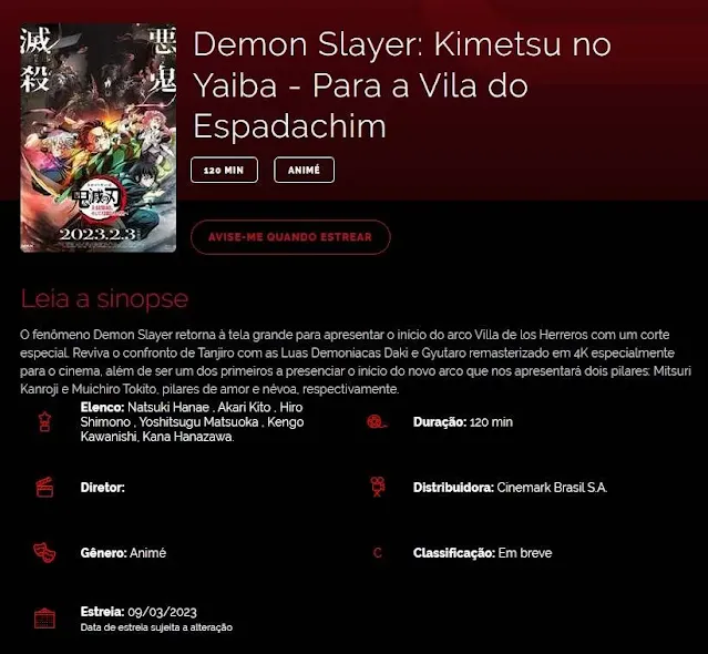 Demon Slayer: Kimetsu no Yaiba – Para a Vila do Espadachim