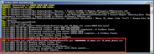 .\PublicFolderToMailboxMapGenerator.ps1 200000000 CP_Name.csv CP_Name_Buzon.csv